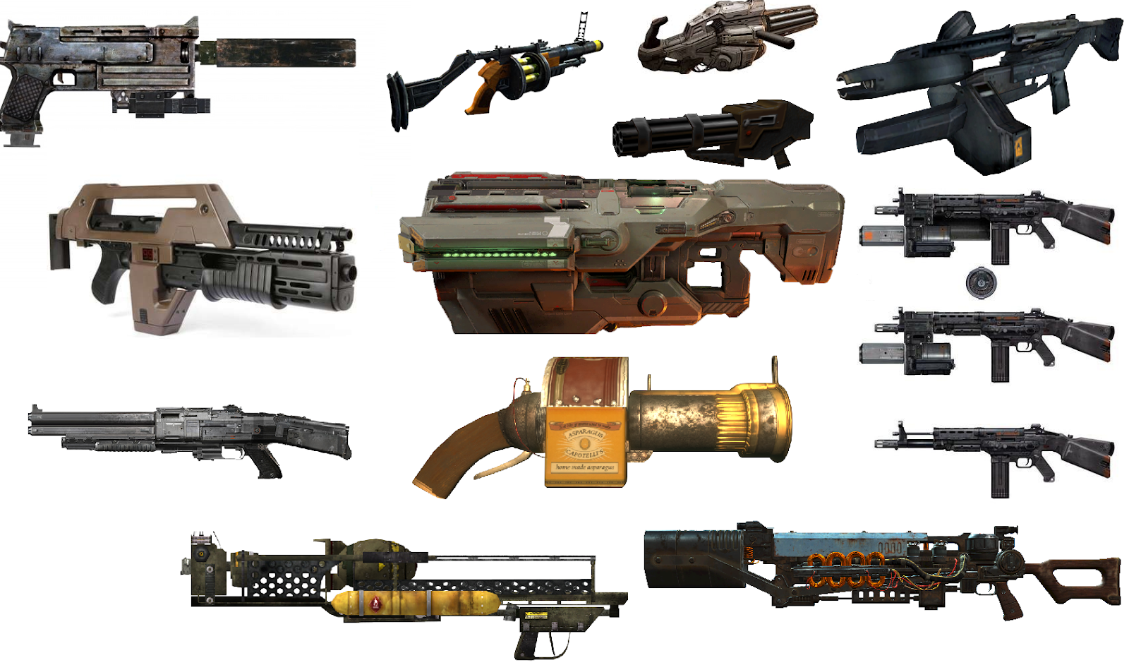 10 Weapons 