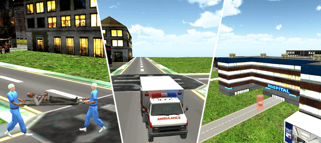 A-Cube Games: City Ambulance Driving & Rescue